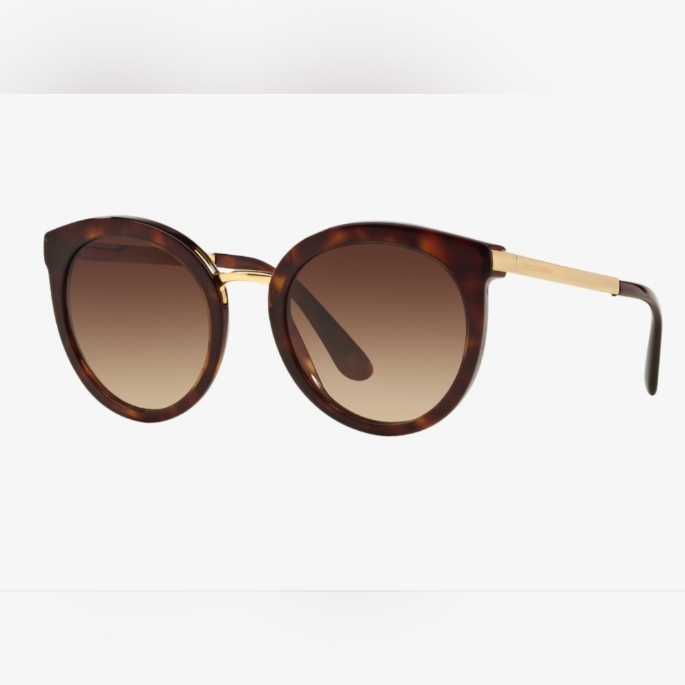 DOLCE & GABBANA DG4268 Havana Sunglasses w case - Picture 7 of 9